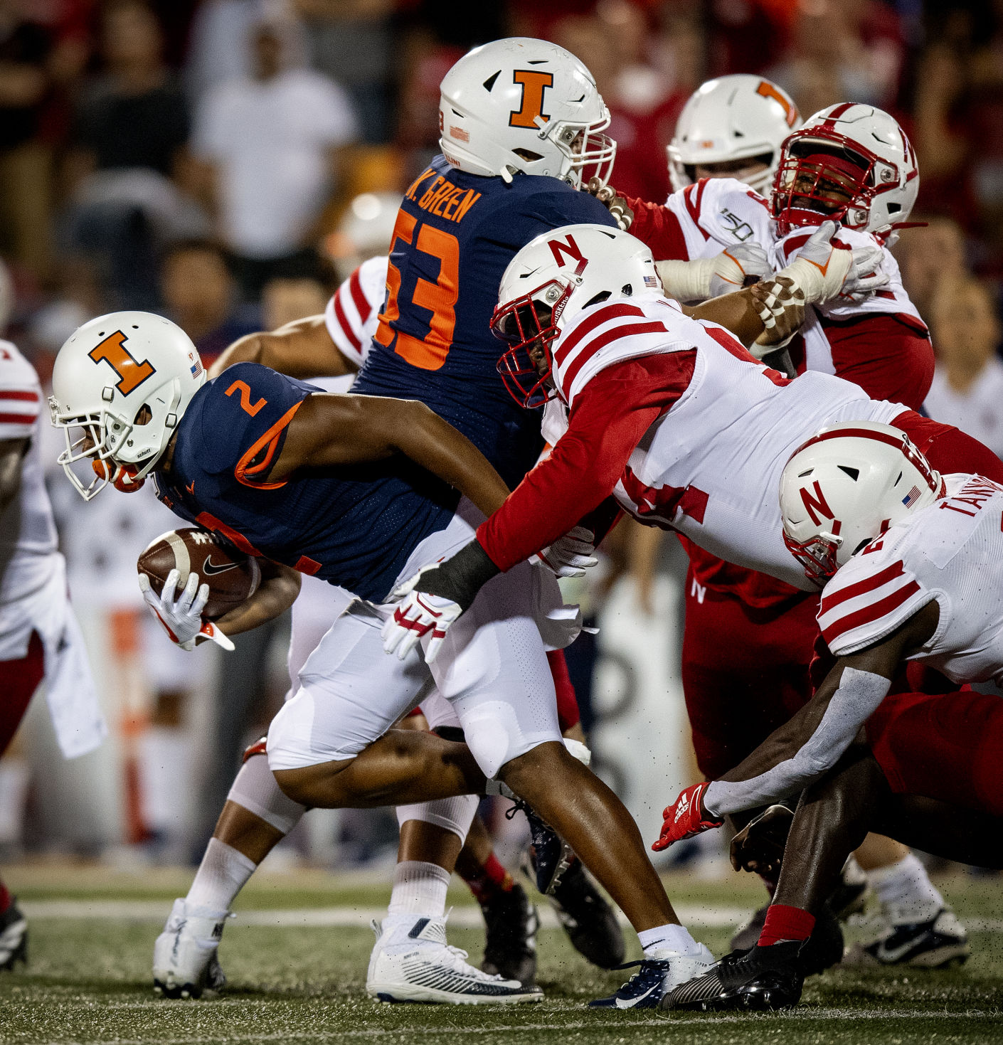 Nebraska vs. Illinois, 9.21